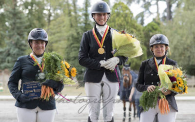 Finales de dressage, les podiums