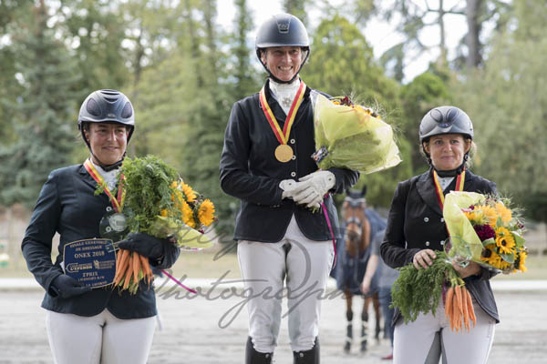 Finales de dressage, les podiums